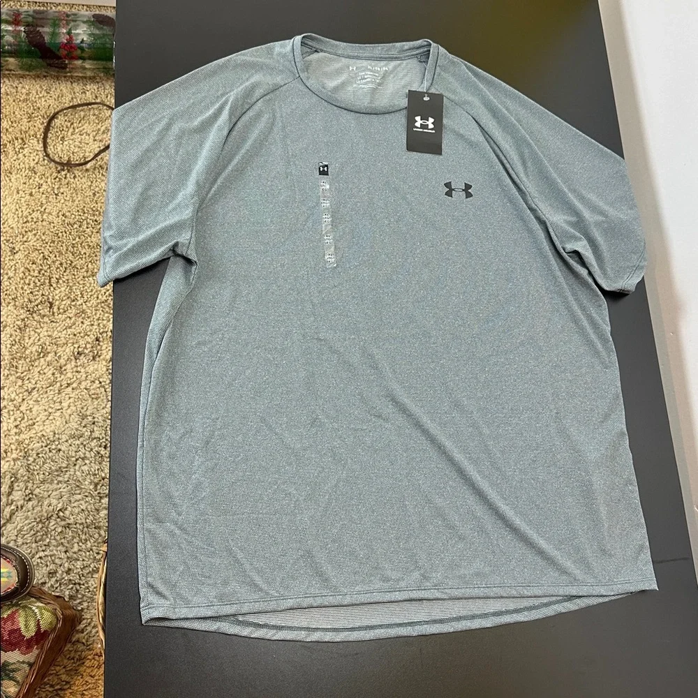 Under Armour Lot of 2 Short Sleeves The Tech Tee & Velocity‎ Jacquard XL - Picture 5 of 14